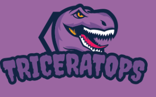 animal logo dinosaur mascot in shield