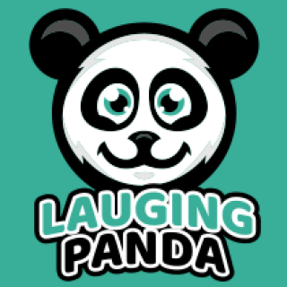 make an animal logo panda smiling mascot