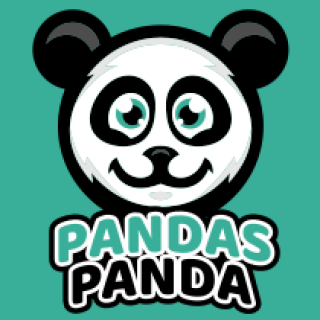 make an animal logo panda smiling mascot