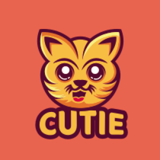 pet logo maker cute kitten mascot