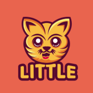 pet logo maker cute kitten mascot