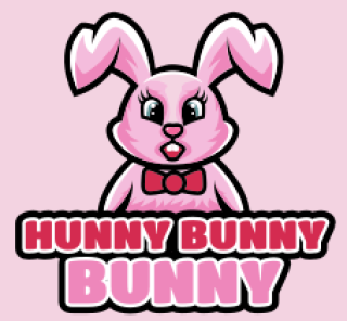 Cute bunny mascot