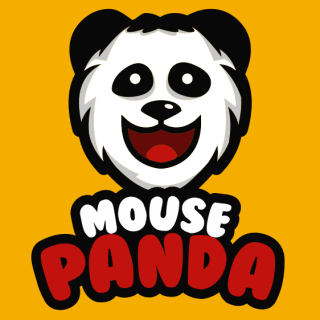 mascot of cute panda
