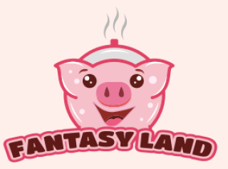 animal logo online happy piglet mascot