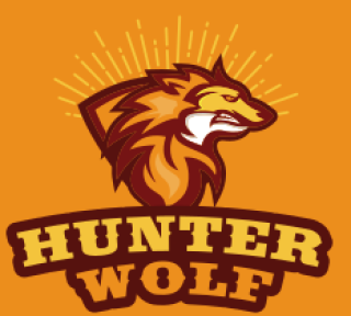 animal logo maker angry wolf in shield