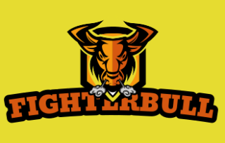 mascot logo image angry bull face