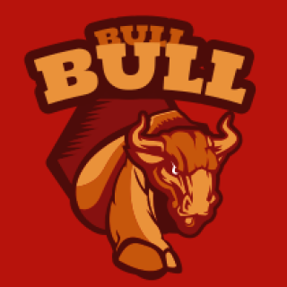 animal logo symbol aggressive bull mascot