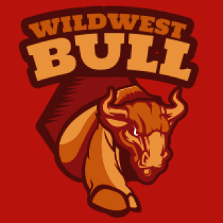 animal logo symbol aggressive bull mascot