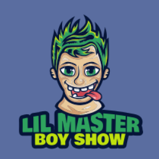 crazy looking young boy mascot