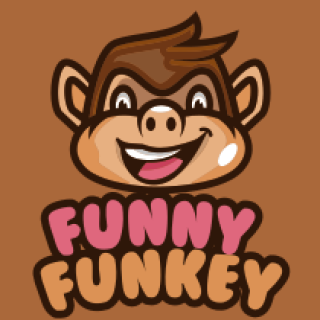 animal logo online happy monkey mascot