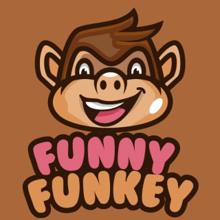 animal logo online happy monkey mascot
