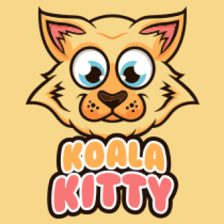 pet logo online cartoon cat face