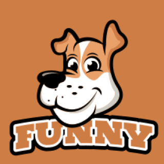 pet logo template cute dog mascot