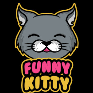 pet logo maker cute kitten mascot