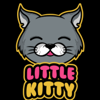 pet logo maker cute kitten mascot