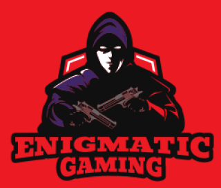 gaming logo mascot ninja with guns in hand  