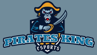 sport logo angry pirate monkey in shield