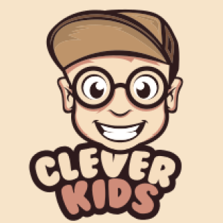 education logo happy boy in glasses with cap