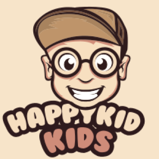 education logo happy boy in glasses with cap
