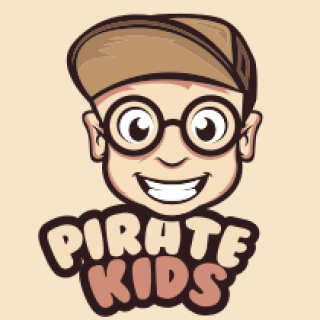 education logo happy boy in glasses with cap