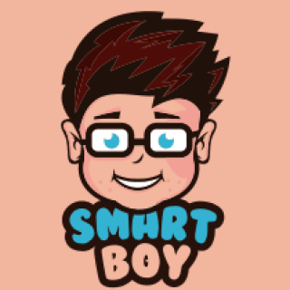 childcare logo online geek boy mascot