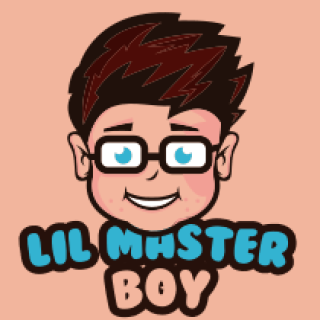 childcare logo online geek boy mascot