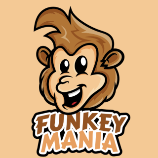 joyful monkey mascot