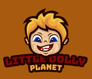 games logo image kid in clever face mascot