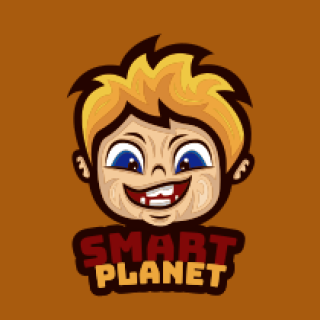 games logo image kid in clever face mascot
