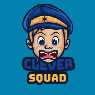 angry boy mascot in police hat