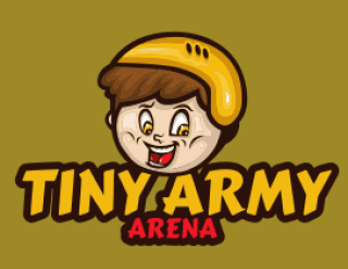 laughing kid mascot with helmet