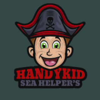 games logo maker pirate kid in happy face