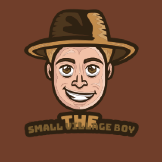 young farmer mascot with hat