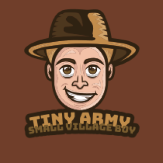little kid farmer with hat mascot