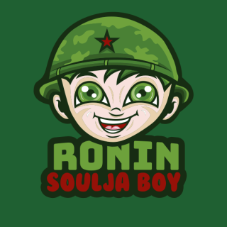 games logo icon little boy army mascot
