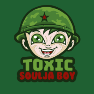 games logo icon little soldier boy mascot