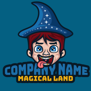 little magician wizard mascot