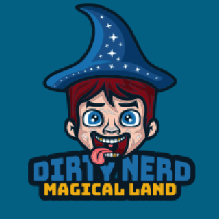 games logo boy magician wizard mascot