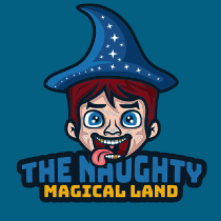 games logo boy magician wizard mascot