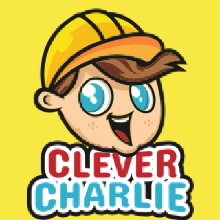 boy wearing construction hat mascot