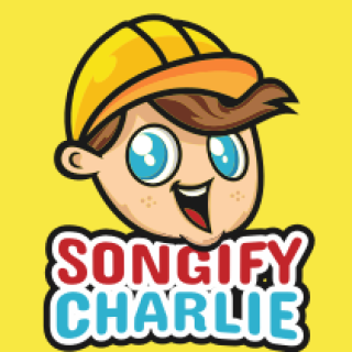boy wearing construction hat mascot