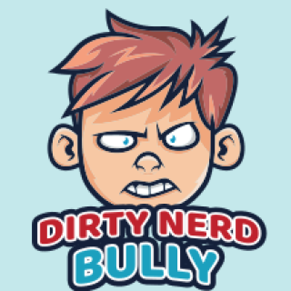 mascot logo angry boy biting his lips