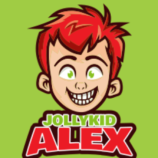 gaming logo crazy boy smiling