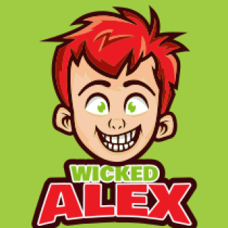 gaming logo crazy boy smiling
