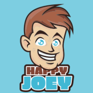 happy face teenage boy mascot