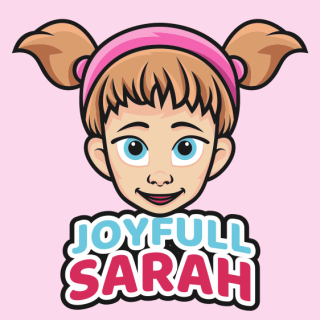childcare logo girl in ponytail and hairband