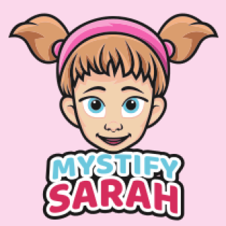 childcare logo girl in ponytail and hairband