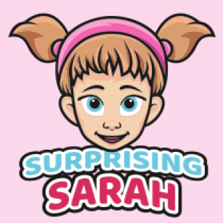 childcare logo girl in ponytail and hairband