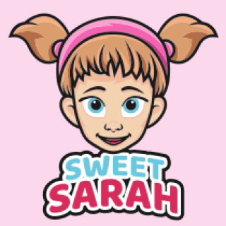 childcare logo girl in ponytail and hairband