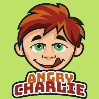 childcare logo boy with naughty face mascot